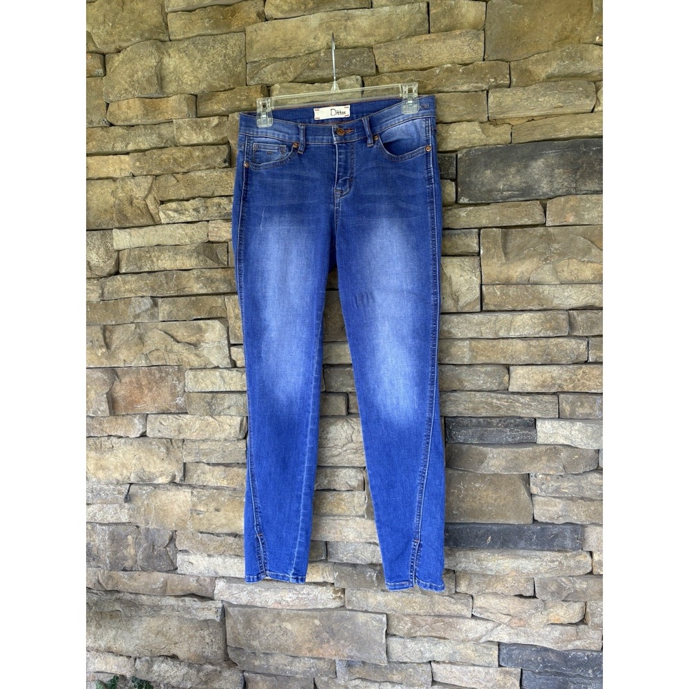 Dittos Jeans Womens Size 27‎ Blue Denim Legging Mid Rise Stretch Skinny Pants